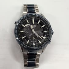 Seiko Astron SBXA019 GPS Solar Titanium Ceramic 7X Series Men’s Watch Water Res