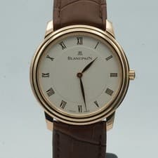 Blancpain Villeret Ultra Slim Hand-Winding 38mm Men Watch 3028 18K 750 Rose Gold