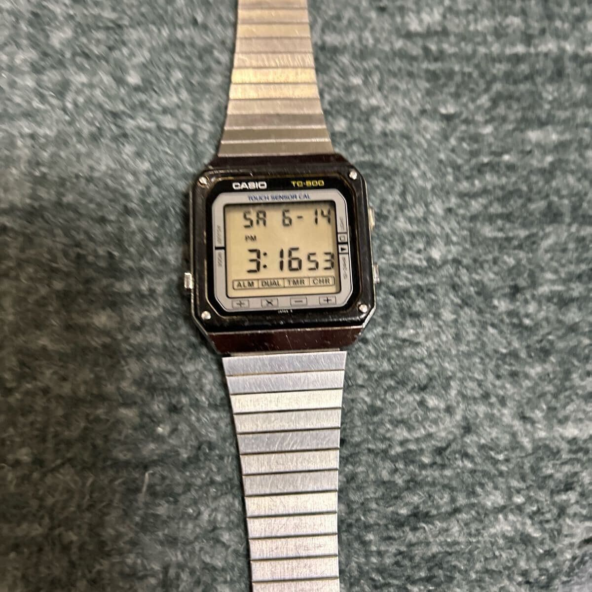 Casio CT-500 Showa retro early digital watch intage except for the calculation