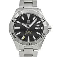 TAG Heuer Aquaracer Caliber 5 WAY2010.BA0927 Black Men's Watch Used