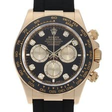 ROLEX Cosmograph Daytona 126518LNG Black x Gold Random Number second hand mens