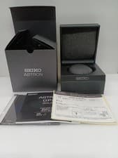 Seiko Astron 7X52-0AK0 GPS Solar Men's Watch Black Dial Titanium