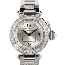 CARTIER Miss Pasha WJ124018 Silver Ladies Used Watch #31031
