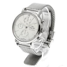 IWC SCHAFFHAUSEN PORTOFINO IW391009 42mm SS Silver Dial Automatic #C386