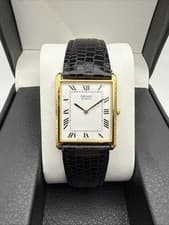 Seiko Vintage Tank (5Y30-5060) Excellent Pre Owned New Battery