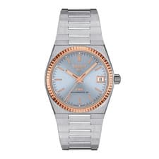 TISSOT PRX GOLD 35MM Automatic Ice Blue Dial Watch T931.207.41.351.00