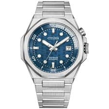 CITIZEN Series 8 NB6060-58L 890 Mechanical Automatic Watch Blue Dial 42.6mm NEW