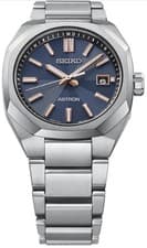 Seiko Astron HAC001J GPS Solar Titanium Blue Rose Gold Mens Watch