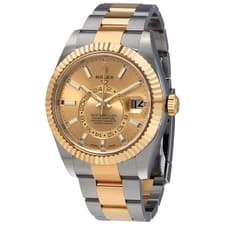 Rolex Oyster Perpetual Sky-Dweller Champagne Dial Automatic Men's Watch