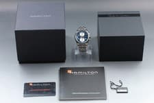 [N MINT w/Box,paper] HAMILTON Jazzmaster H32596141 42mm Blue Dial AT Men's Watch