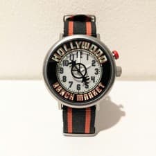 Hollywood Ranch Market Neon Watch Analog Vintage