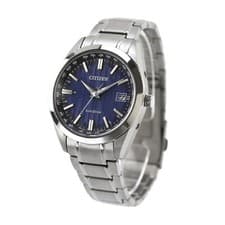 Citizen Collection Men's Eco-Drive Radio Watch Blue Dial Silver Band From Japan