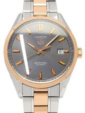 TAG Heuer Carrera Automatic Watch WV215F.BD0735 38mm Gray Dial