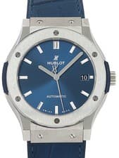 HUBLOT Classic Fusion Titanium 511.NX.7170.LR 44mm Blue Dial Titanium #T162