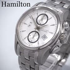 NearMINT Hamilton Jazzmaster Auto Chronograph H326160 Automatic Men Watch Woring