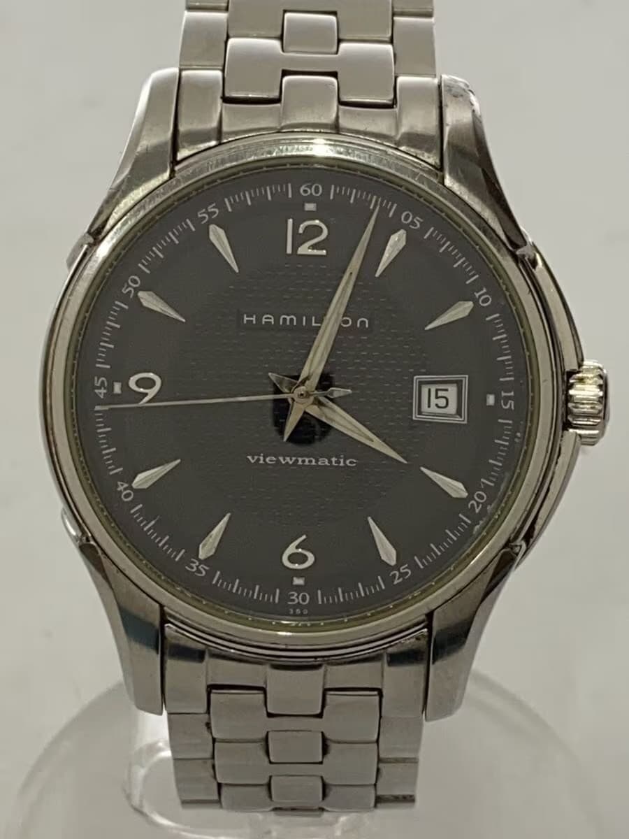 HAMILTON Automatic Watch Analog Stainless BLK SLV H325150