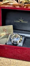 Lucien Rochat Royal Army Full Set Chronograph Automatic GMT Steel 40.5mm