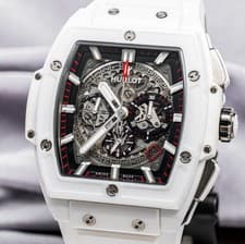 Hublot Spirit Of Big Bang White Ceramic 45mm Paper $30K MSRP 2019 601.HX.0173.LR