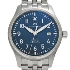 IWC Pilot Watch Mark XX IW328204 Blue Men's Automatic Stainless Steel #W1477