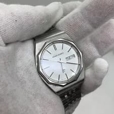 SEIKO Grand Vtg 1975 Quartz 4843-7000 Decagon Day/Date Quartz Mens Watch Japan