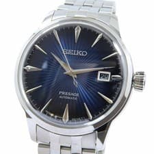 SEIKO Presage Cocktail Time SARY123 4R35 01T0 Blue Dial SS Stainless Steel Trans