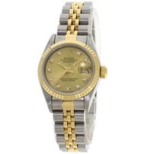 ROLEX DATEJUST 10P Diamond Watches 69173G Stainless Steel/SSxK18YG Ladies