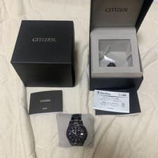 Citizen BY0094 87E Eco Drive Solar Atomic Timepiece Watch Genuine Rare