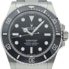 ROLEX Submariner Watches 124060 Stainless Steel mensWatch black brand-new item