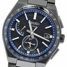 Seiko Astron SBXY041 8B63-0BB0 Solar Radio World Time Men's Watch