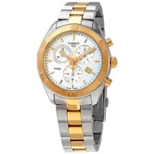 Tissot PR 100 Chronograph Quartz Silver Dial Ladies Watch T101.917.22.031.00