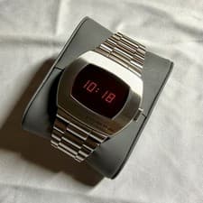 Hamilton PSR Digital Quartz H52414130 Red LED Full Set 2024 Warranty Excellent