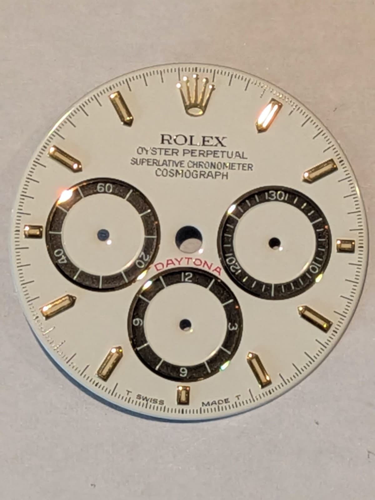 ROLEX DAYTONA WHITE 16518 16523 16528 DIAL DIAL DIAL DIAL DIAL GRACEFUL DIAL MK2 RARE