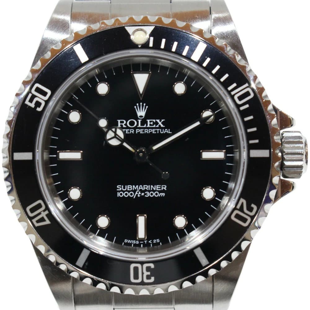 ROLEX 14060 Black Case Size 40mm Wrist Size 19.5cｍ Men's Used Watch #431314