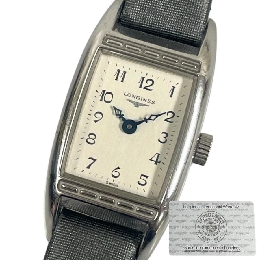 Longines Belle Arti L2.195.4 Silver Dial Quartz Women's Watch 15mm Used Working