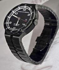 Porsche Design Flat Six Men's Automatic Wristwatch Black Dial, Date, Swiss, Box