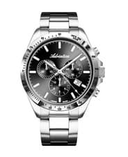 ADRIATICA Men Quartz Casual Watch Classic Dress Black Dial Waterproof Swiss 40mm