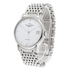 IWC PORTOFINO IW351318 34mm SS White Dial Automatic Date Watch #C534