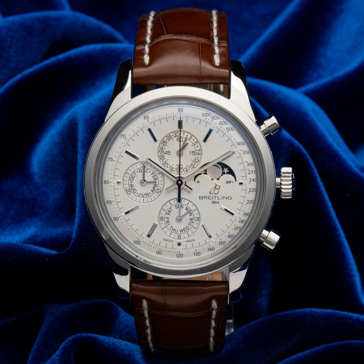 BREITLING Transocean Chronograph 1461 SS A19310 A1931012/G750 Perpetual Calendar
