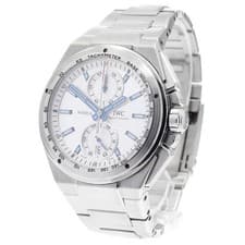 IWC SCHAFFHAUSEN INGENIEUR CHRONOGRAPH IW378510 45mm SS Silver Dial #C106