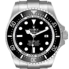 Rolex Seadweller Deepsea 44 Black Dial Steel  Mens Watch 126660 Card