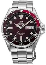 Orient men's automatic watch stainless steel band silver 22 RA-AA0814R19B Red