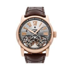 Roger Dubuis Hommage Double Flying Tourbillon Rose Gold Auto 45mm Watch DBHO0563