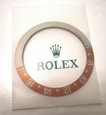 ULTRA RARE ROLEX GMT-MASTER 1675 GHOST BEZEL INSERT RED BACK GENUINE 100%