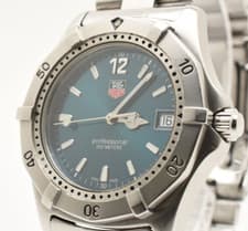 ▶️【Near MINT】 TAG HEUER Professional 2000 WK1119 Green Quartz Mens Watch JAPAN