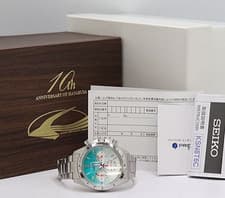 Seiko 8T63-00R0 Shinkansen E5 Hayabusa 10th Anniversary Watch from Japan