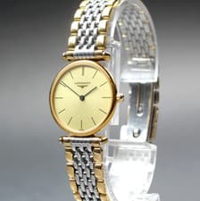 [Near MINT]  Longines Grand Classic L4.135.2 24mm Gold Dial Quartz Women's Watch