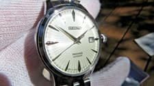 Seiko Presage SRPG23J Automatic “Cocktail Time” Cream Dial Japan Made 4R35
