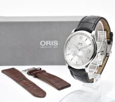 [MINT w/Case] ORIS Artelier 7580-40 Small Second 40mm Men's Manual Watch JAPAN