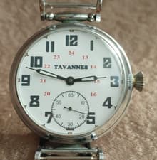 Watch Tavannes Antique Mechanical Swiss Men's Watch