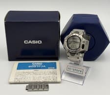 Casio SPF-10 Sea Pathfinder Vintage Thermo Scanner Watch w/Box, Links - Rank B